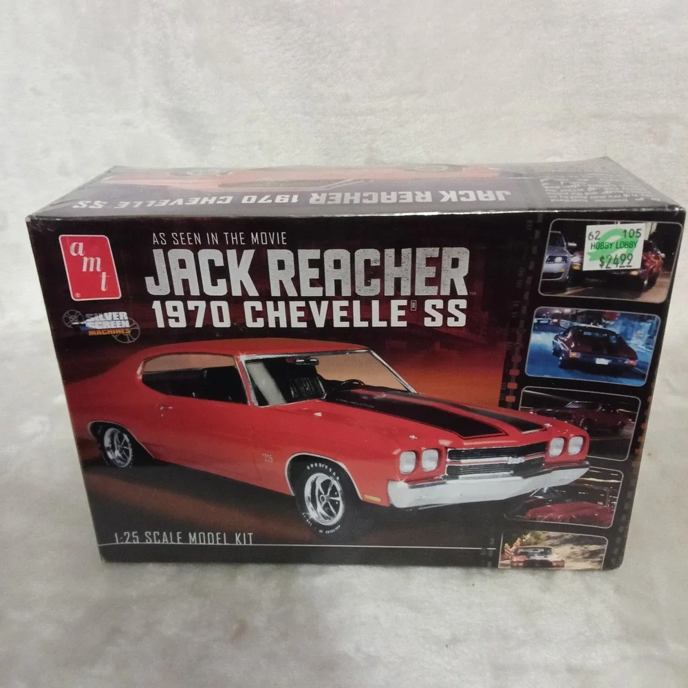 AMT Jack Reacher 1970 Chevy Chevelle SS 1:25 Scale Model Kit AMT871/12 NEW